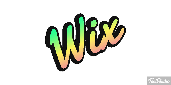 Wix Text effect