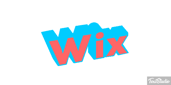 Wix Text effect