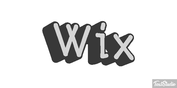 Wix Text effect