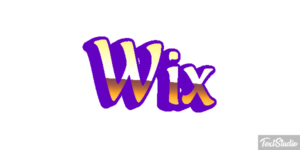 Wix Text effect