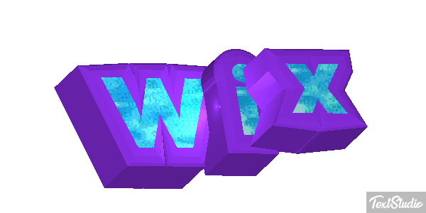 Wix Text effect
