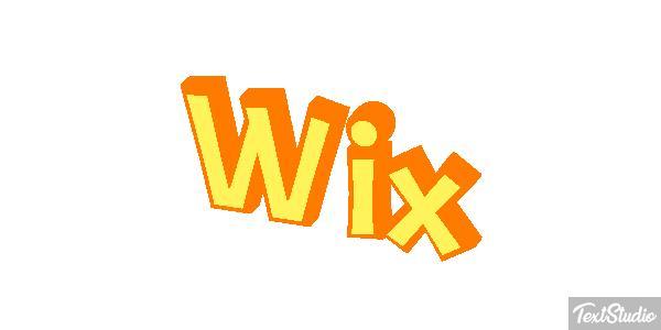 Wix Text effect