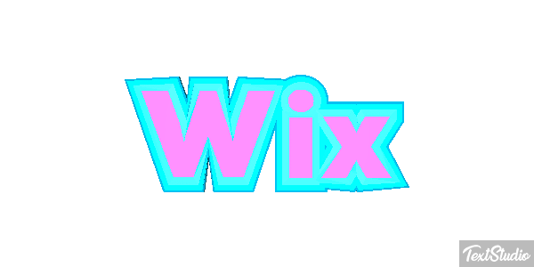 Wix Text effect
