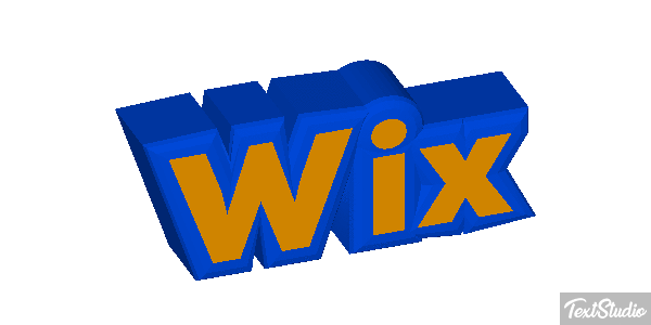 Wix Text effect