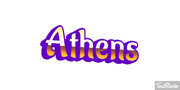 Athens Tekst effect