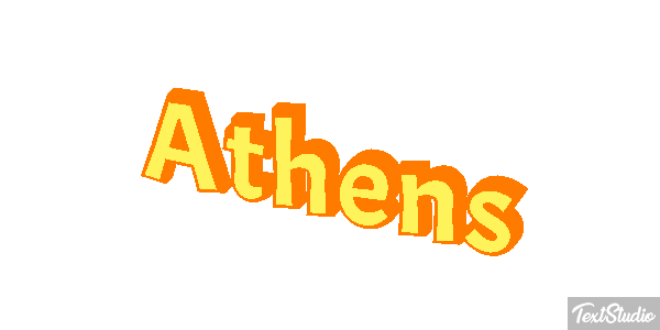 Athens Tekst effect