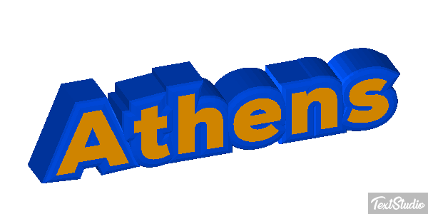 Athens Tekst effect