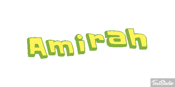 Amirah Text effect