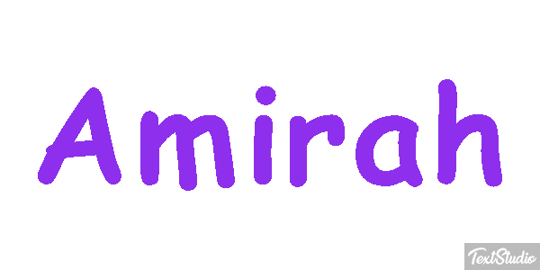 Amirah Text effect