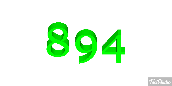 894 Metin efekti