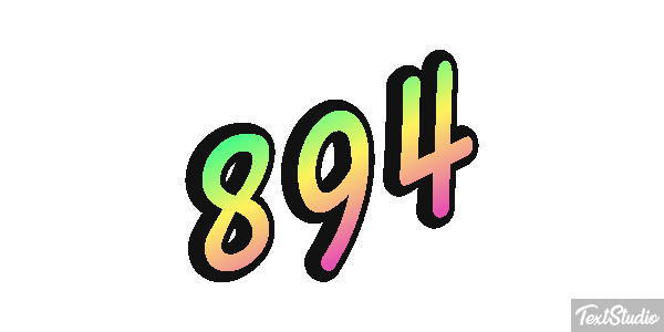 894 Metin efekti
