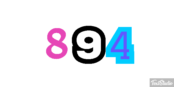 894 Metin efekti
