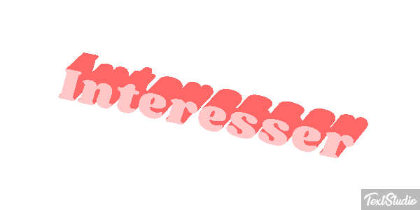 Intéresser Text effect