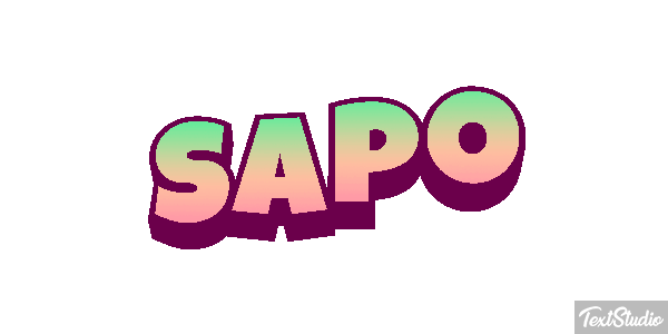 Sapo Efeito do texto