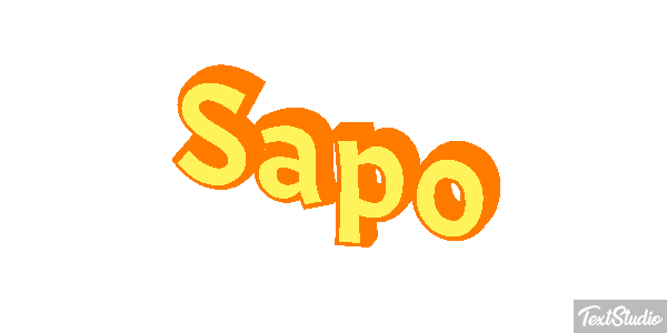 Sapo Efeito do texto