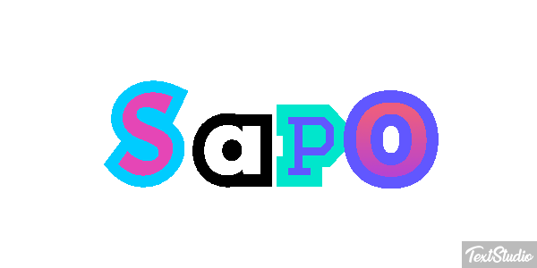 Sapo Efeito do texto