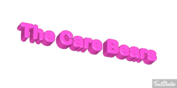 The Care Bears Efecto de texto