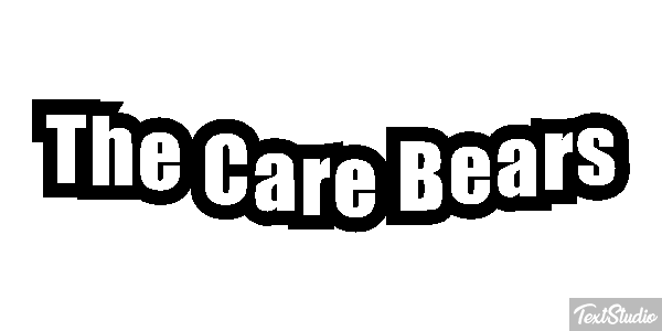 The Care Bears Efecto de texto