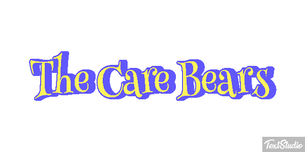 The Care Bears Efecto de texto