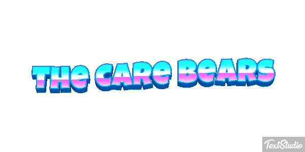 The Care Bears Efecto de texto