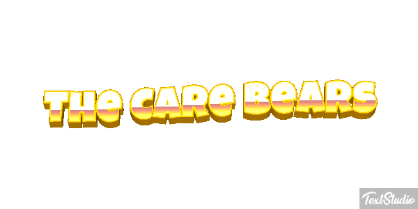The Care Bears Efecto de texto