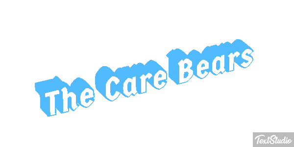 The Care Bears Efecto de texto