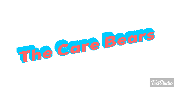 The Care Bears Efecto de texto
