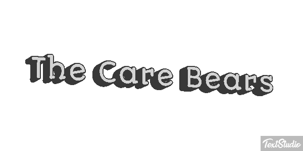 The Care Bears Efecto de texto