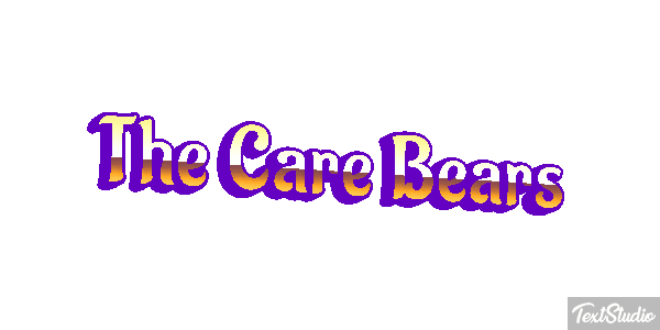 The Care Bears Efecto de texto