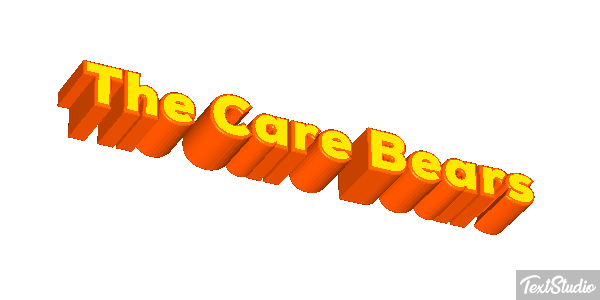 The Care Bears Efecto de texto