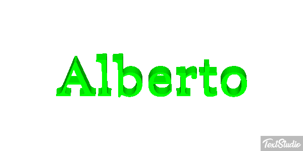 Alberto テキスト効果