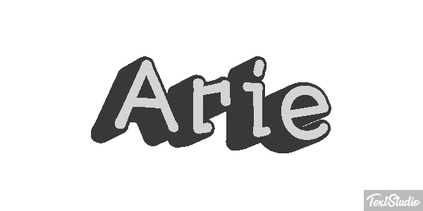 Arie Texteffekt
