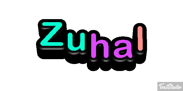 Zuhal Effetto testo