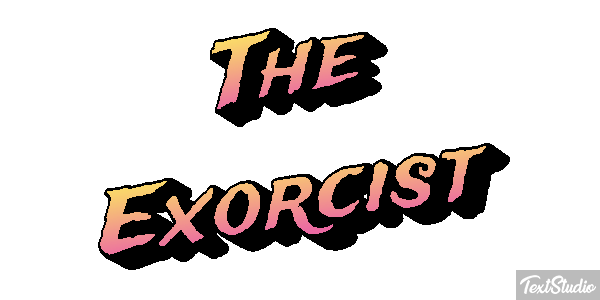 The Exorcist Efecto de texto