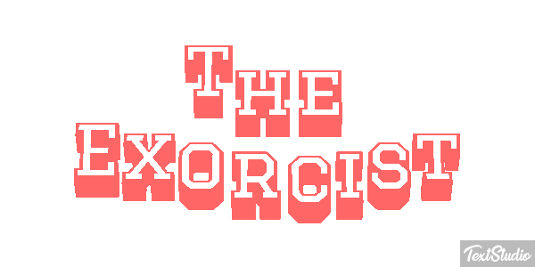 The Exorcist Efecto de texto
