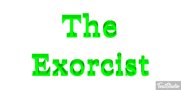 The Exorcist Efecto de texto