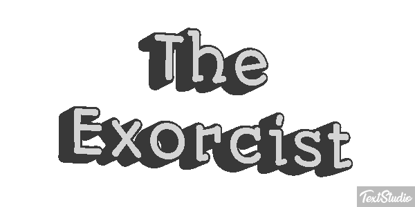 The Exorcist Efecto de texto