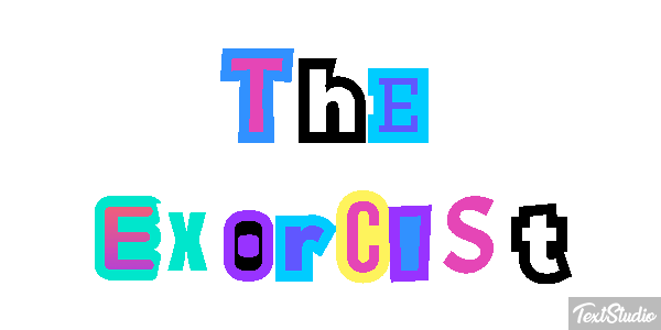 The Exorcist Efecto de texto