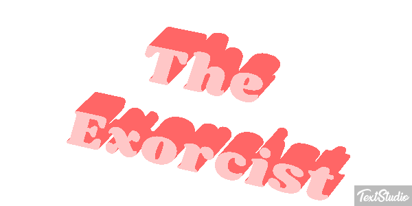 The Exorcist Efecto de texto