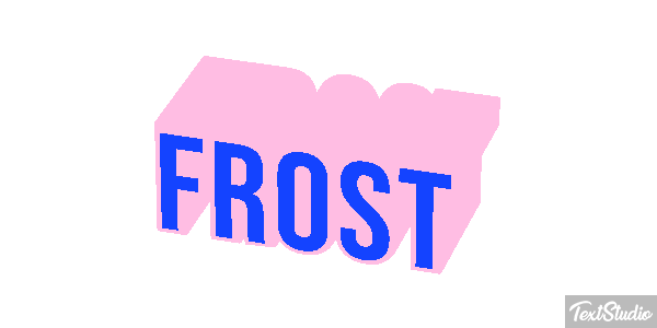 Frost Effet de texte