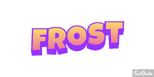 Frost Effet de texte