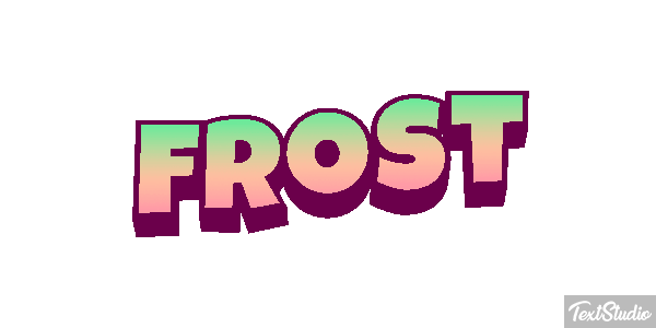 Frost Effet de texte
