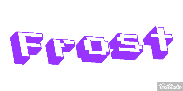 Frost Effet de texte