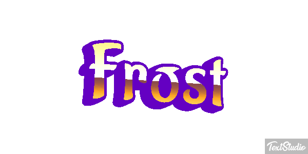 Frost Effet de texte