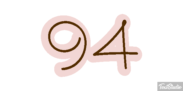 94 Texteffekt