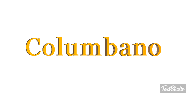 Columbano Text effect