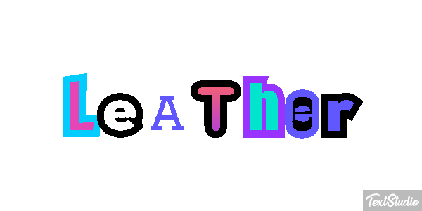 Leather Texteffekt