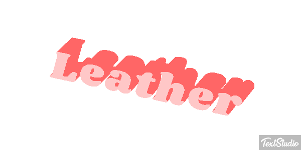 Leather Texteffekt