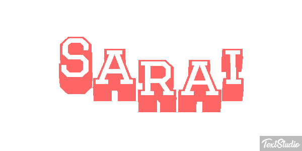 Sarai Text effect