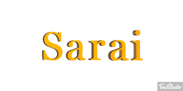 Sarai Text effect